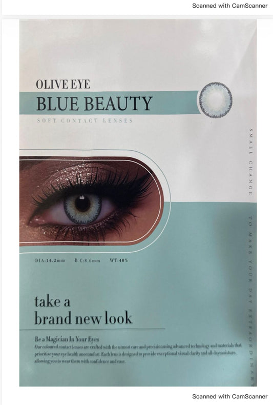 Olive Eye Lens - Gray Cloudy